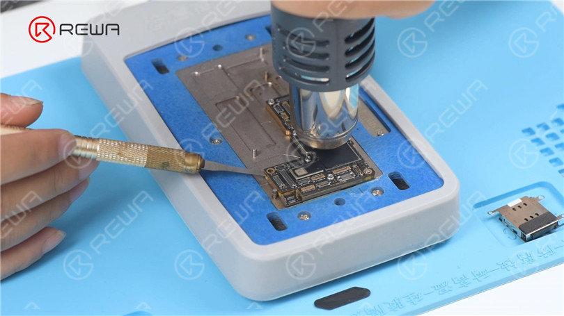 Fix iPhone 12 Pro Max Overheating Issue by Soldering Lugs - Over a Dozen Missing Pads